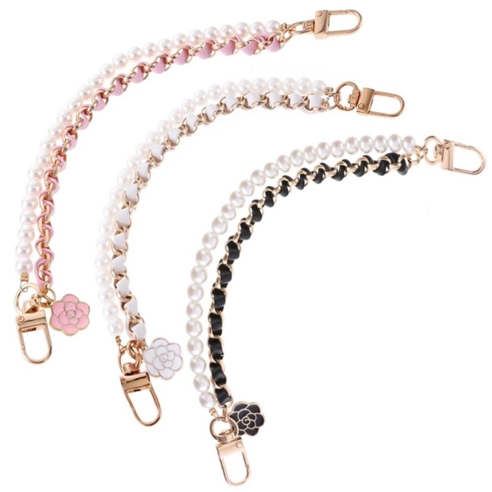 Elegant Pearl Bag chains/extender
